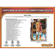2023/24 Topps Chrome Merlin UEFA Club Competitions Soccer Hobby Box
