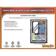 2023/24 Topps Chrome Merlin UEFA Club Competitions Soccer Hobby Box