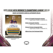 2023/24 Topps Chrome UEFA Women's Champions League Soccer Hobby Box