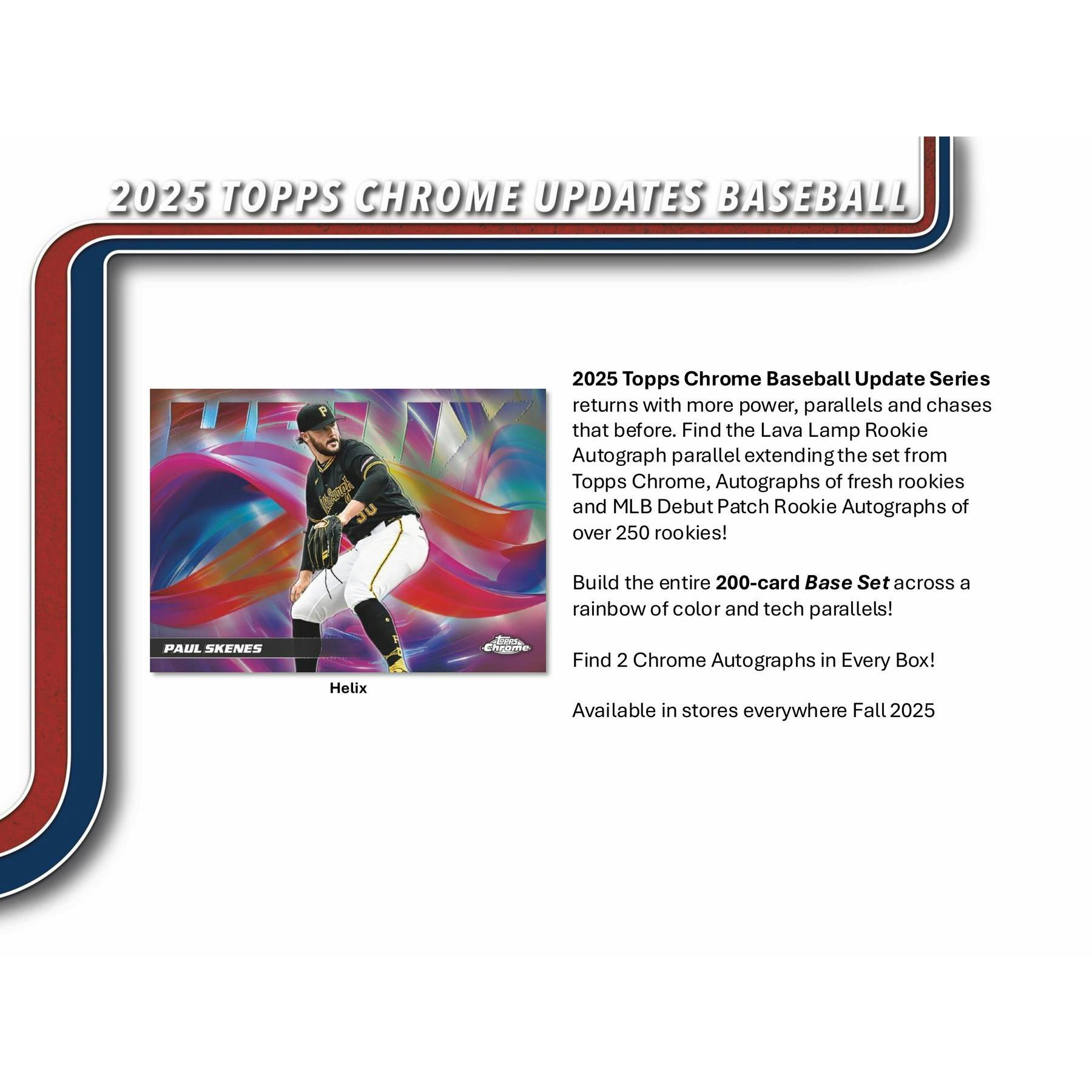 2025 Topps Chrome Update Series Baseball Delight Box