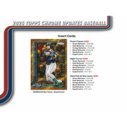 2025 Topps Chrome Update Series Baseball Delight 6-Box Case