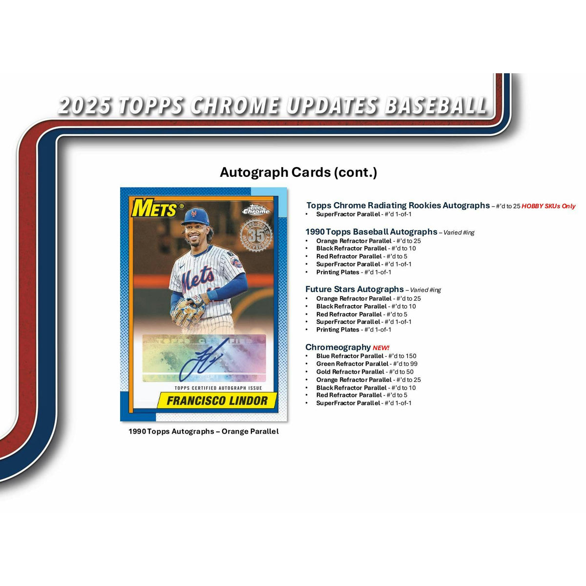 2025 Topps Chrome Update Series Baseball Delight 6-Box Case
