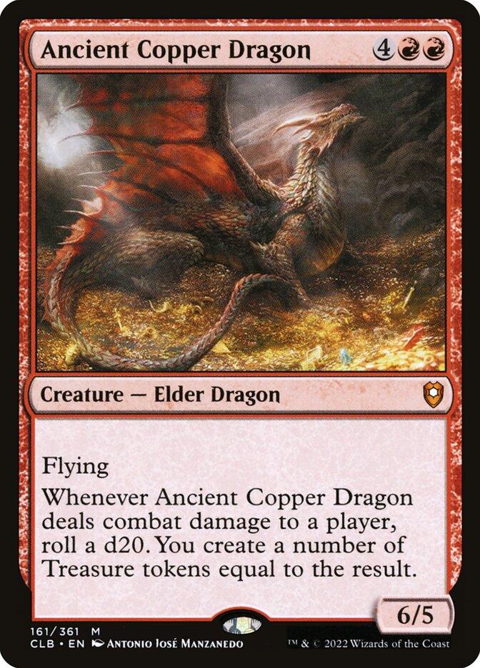 Magic the Gathering Commander Legends: Baldur's Gate Ancient Copper Dragon NEAR MINT NM