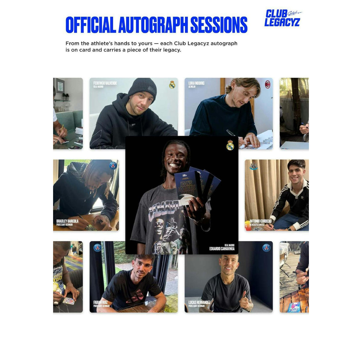 2025 Club Legacyz Icons Soccer Second Edition Hobby Box
