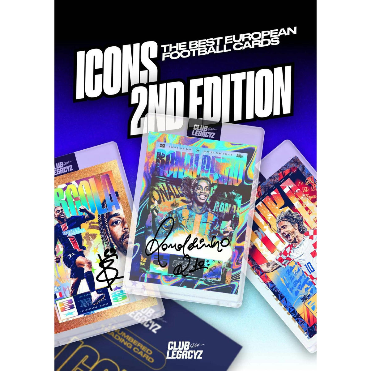 2025 Club Legacyz Icons Soccer Second Edition Hobby Box