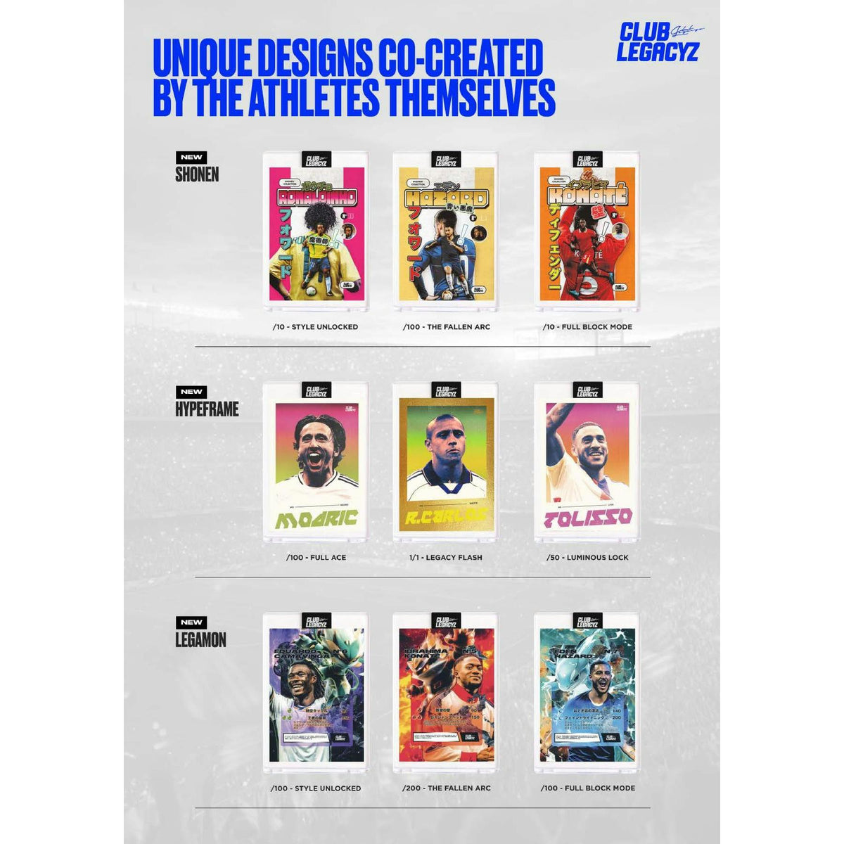 2025 Club Legacyz Icons Soccer Second Edition Hobby Box
