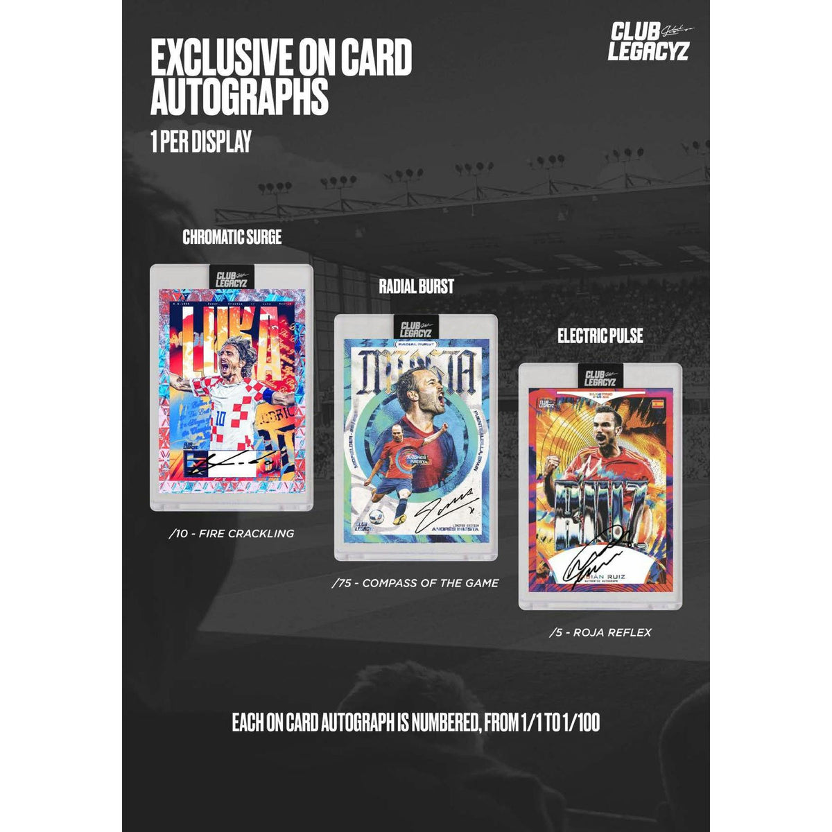2025 Club Legacyz Icons Soccer Second Edition Hobby Box