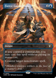 Magic the Gathering Commander Masters BORDERLESS Fierce Guardianship 0694 NEAR MINT NM