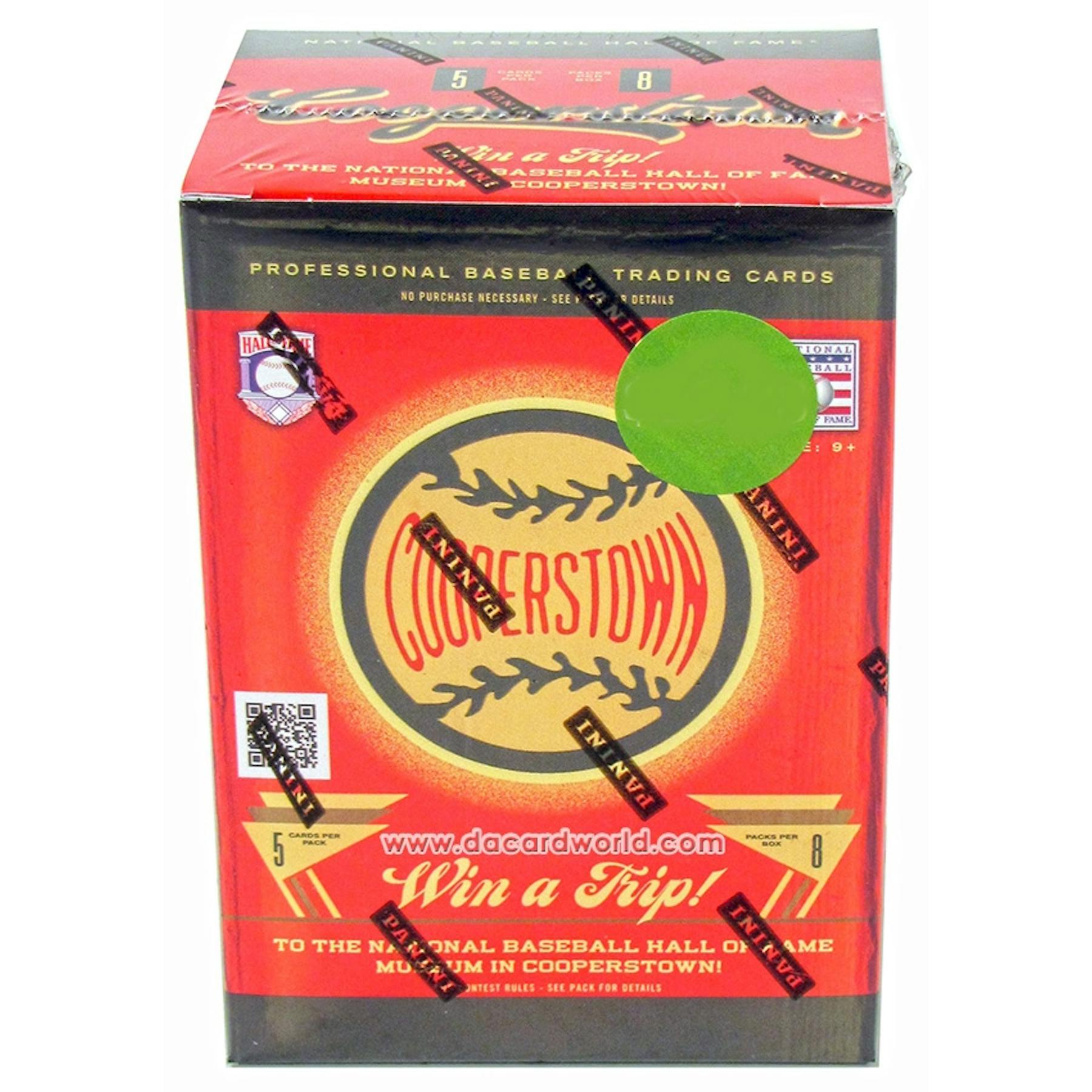 2012 Panini Cooperstown Baseball 8-Pack Blaster Box (Reed Buy)