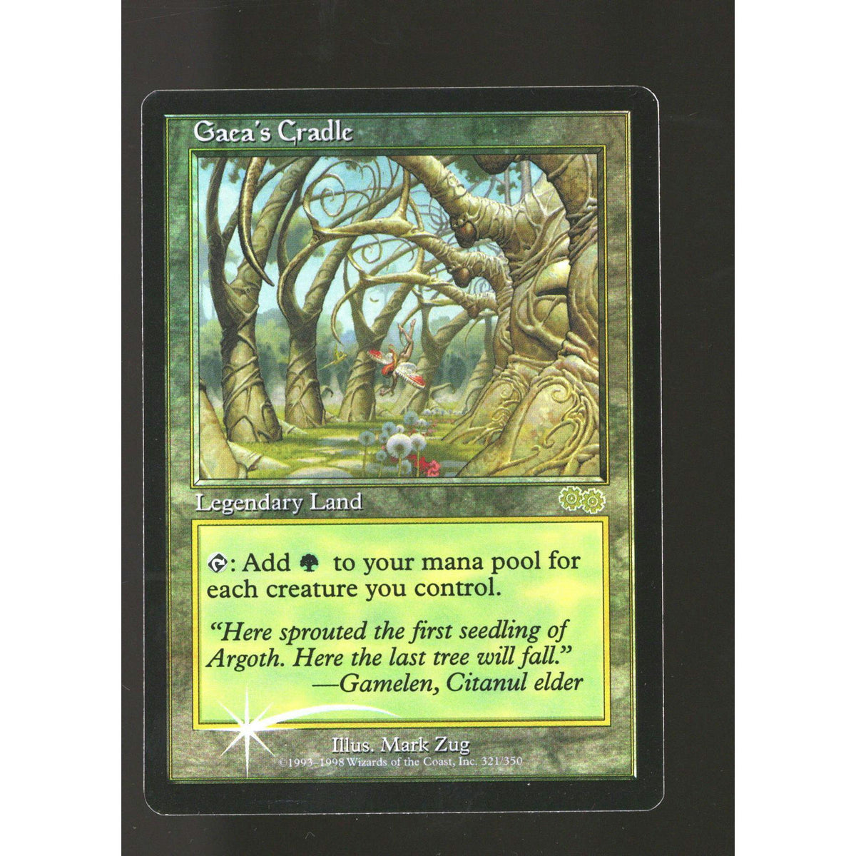 Magic the Gathering Judge Promo FOIL Gaea's Cradle LIGHTLY PLAYED LP *403