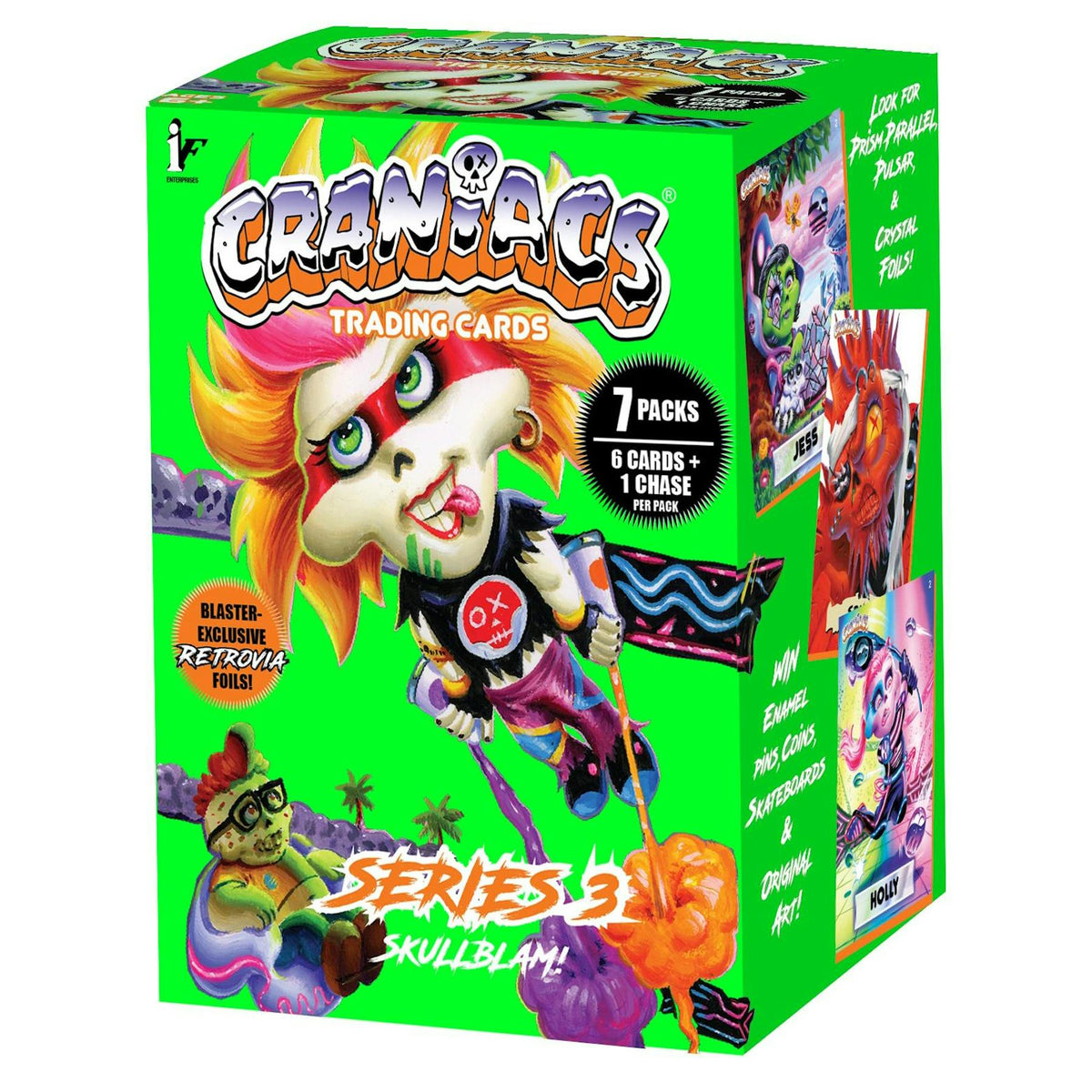 Craniacs Trading Cards Series 3 Skullblam! Blaster 20-Box Case