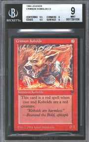 Magic the Gathering Legends Crimson Kobolds BGS 9 (9.5, 9, 9.5, 9) NEAR MINT NM