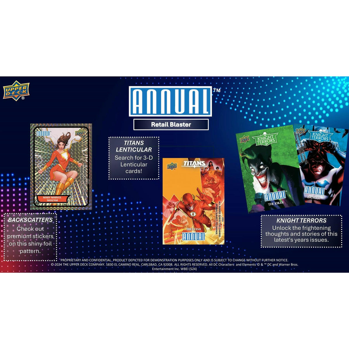 2023/24 Upper Deck DC Annual Blaster 20-Box Case