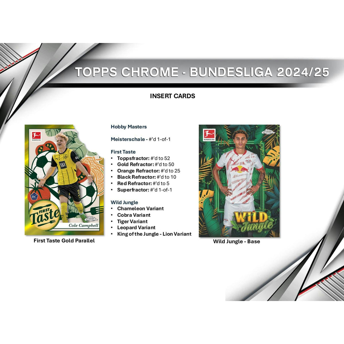 2024/25 Topps Chrome Bundesliga Soccer Hobby Box