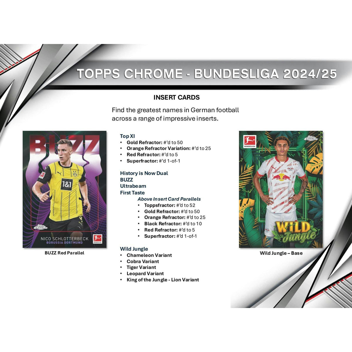 2024/25 Topps Chrome Bundesliga Soccer Blaster Box