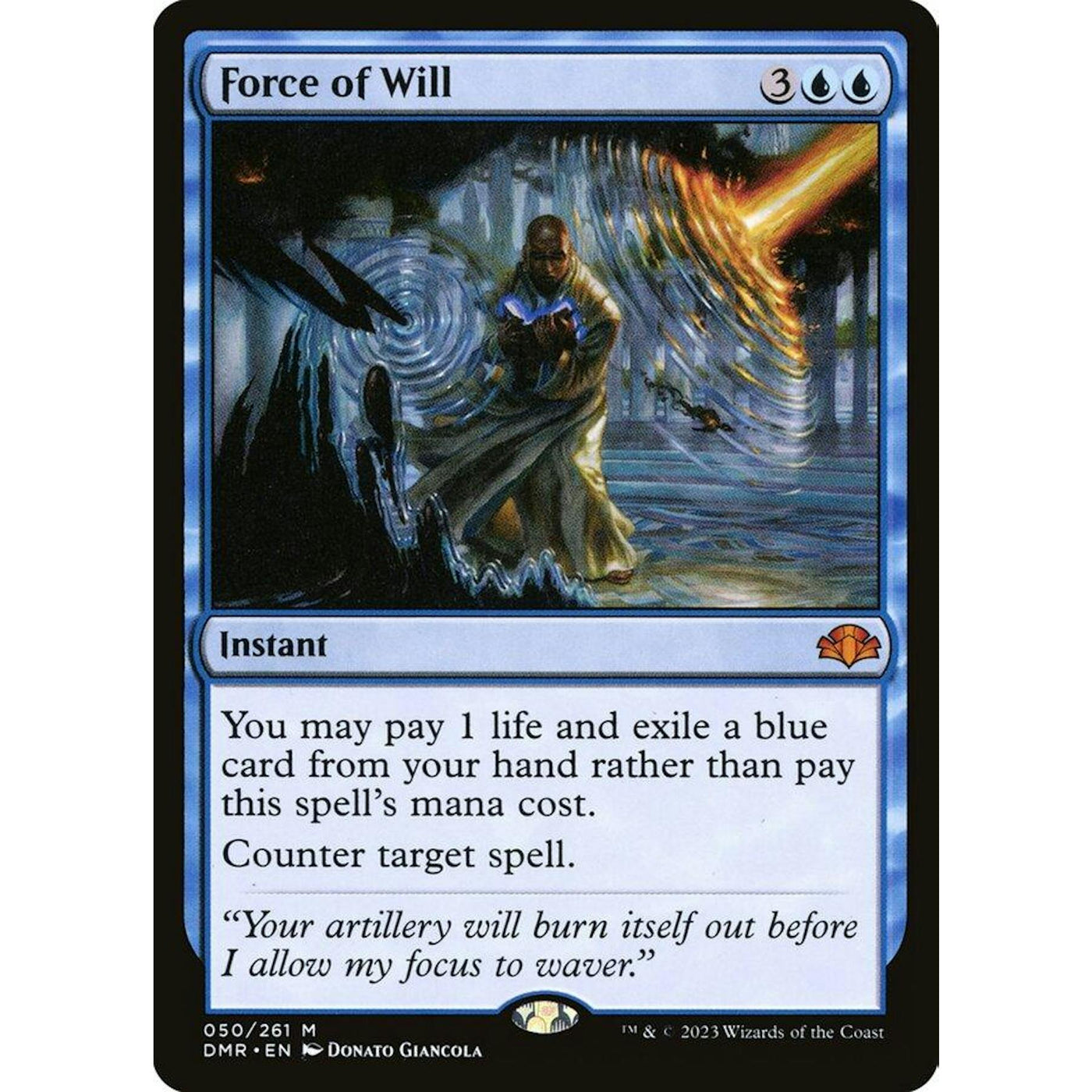 Magic the Gathering Dominaria Remastered Force of Will NEAR MINT NM