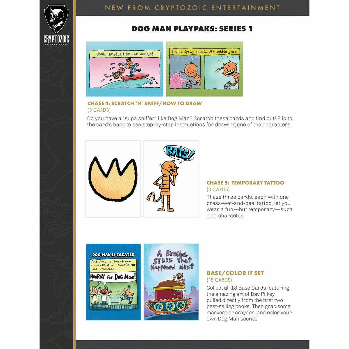 2026 Cryptozoic Dog Man Playpaks: Series 1 Blaster Box