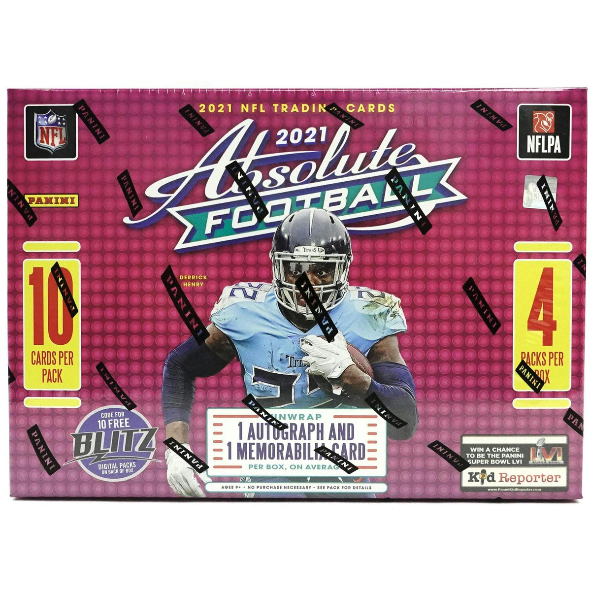 2021 Panini Absolute Football Mega Box (Red Parallels!) (KABOOM!)