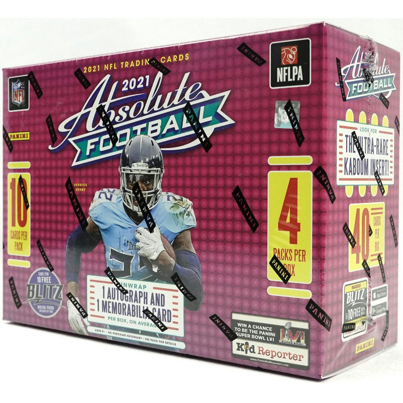 2021 Panini Absolute Football Mega Box (Red Parallels!) (KABOOM!)