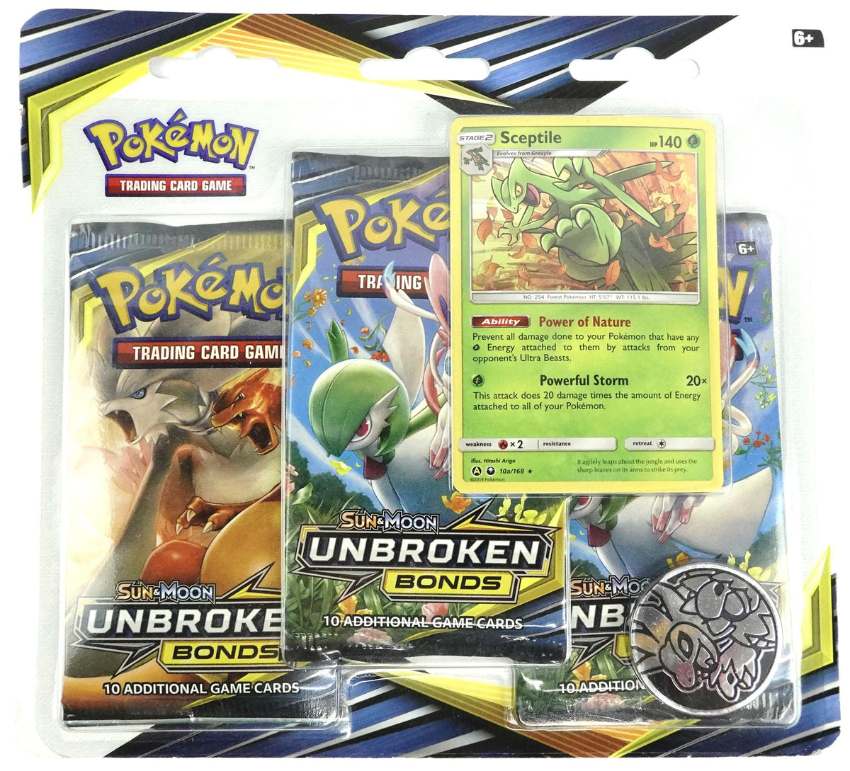Pokemon Sun & Moon: Unbroken Bonds 3 Booster Pack Blister
