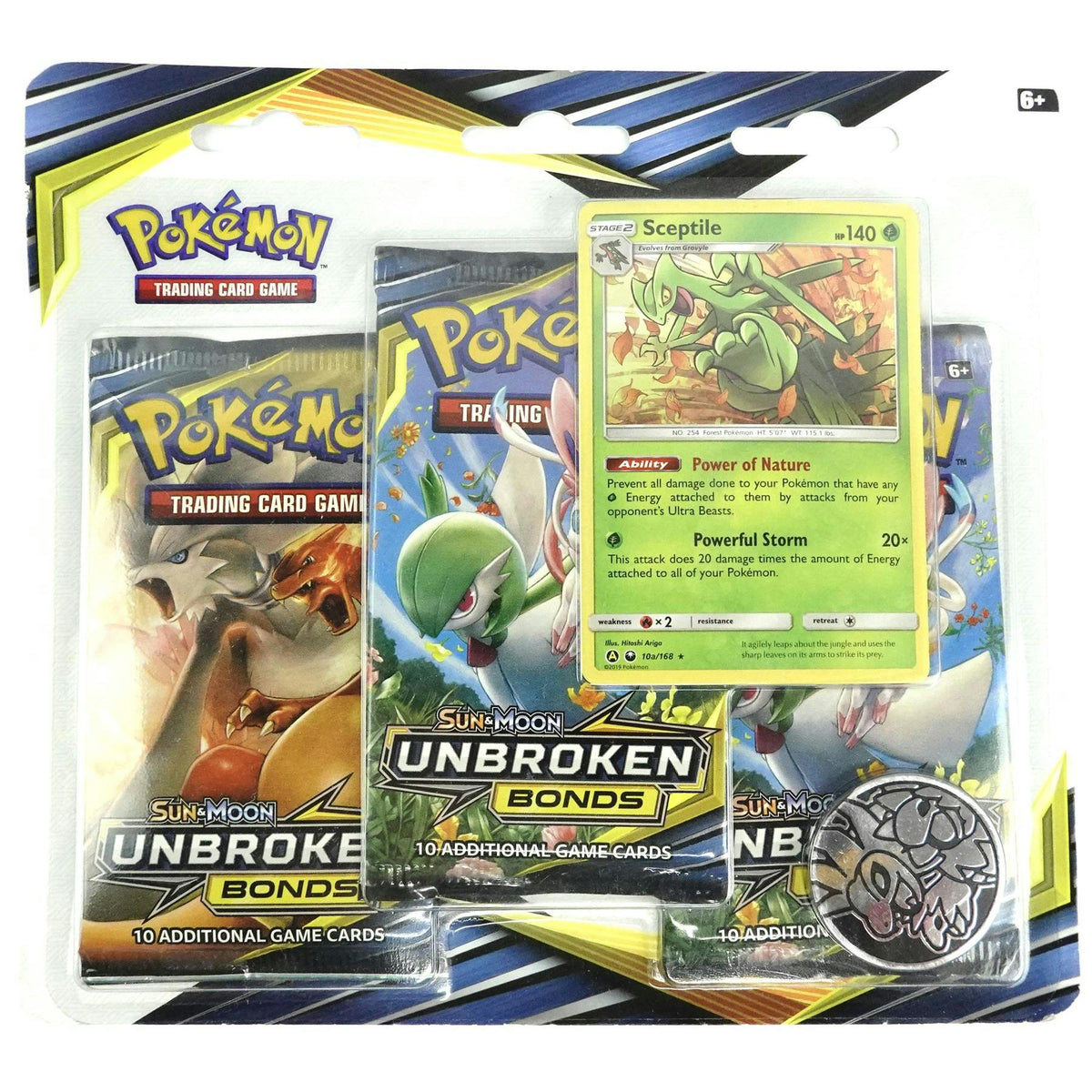 Pokemon Sun & Moon: Unbroken Bonds 3 Booster Pack Blister