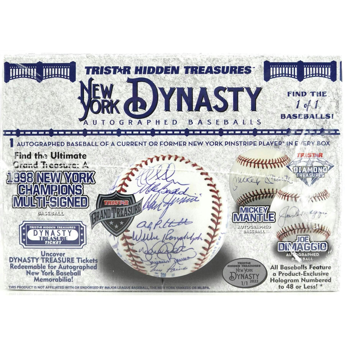 2022 TriStar New York Dynasty Baseball Hobby Box (Reed Buy)