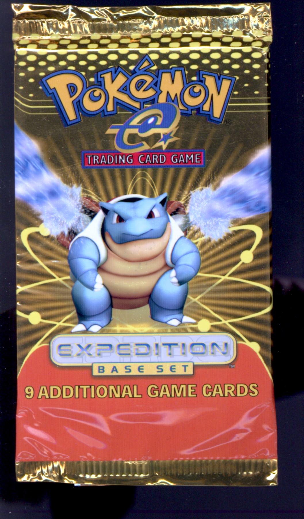 WOTC Pokemon EX Expedition Booster Pack BLASTOISE Art UNWEIGHED