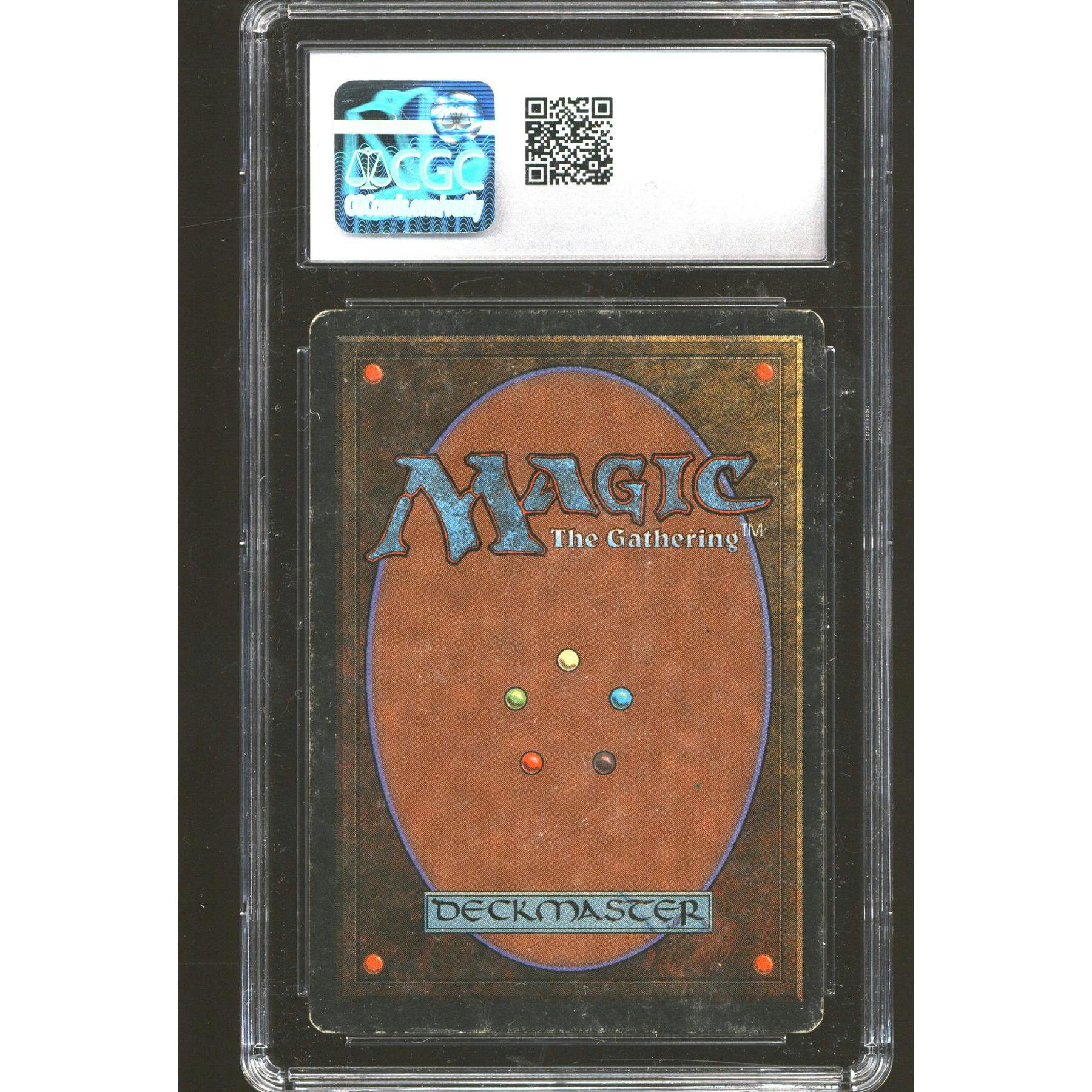 Magic the Gathering Unlimited Mox Emerald CGC 4 MODERATELY PLAYED MP