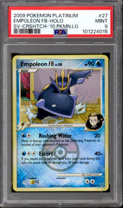 Pokemon Supreme Victors League Promo Cross-Hatch Reverse Holo Foil Empoleon FB 27/147 PSA 9
