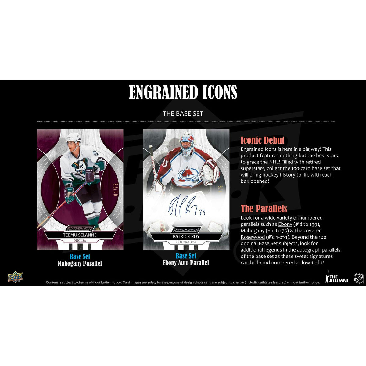 2024/25 Upper Deck Engrained Icons Hockey Hobby Box