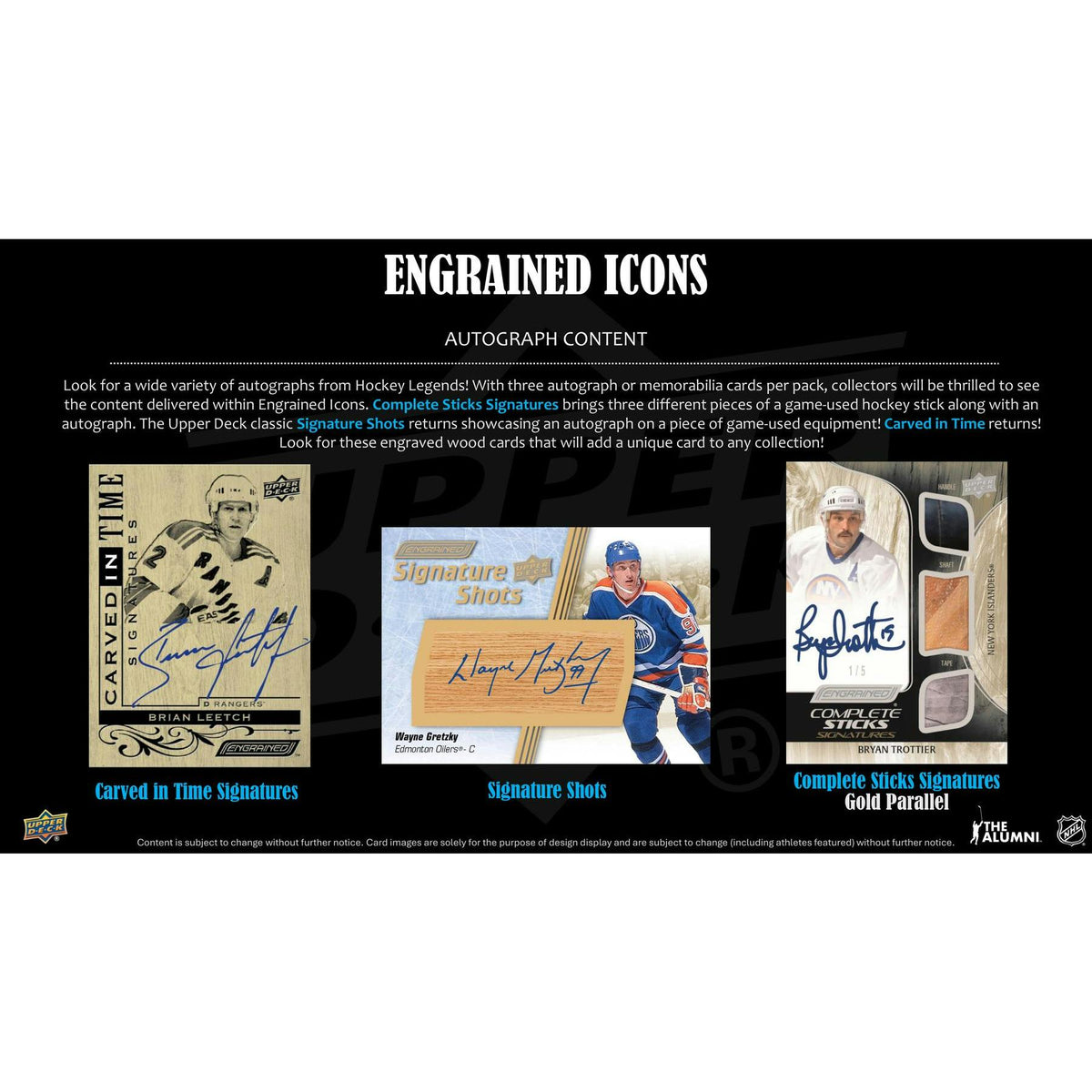 2024/25 Upper Deck Engrained Icons Hockey Hobby Box