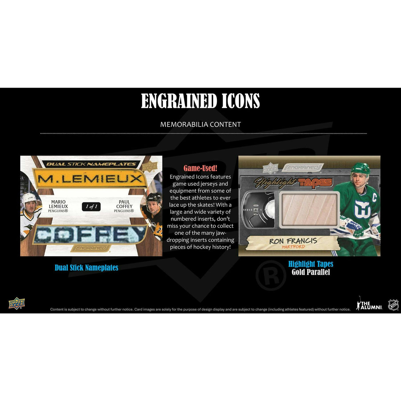 2024/25 Upper Deck Engrained Icons Hockey Hobby 10-Box Case