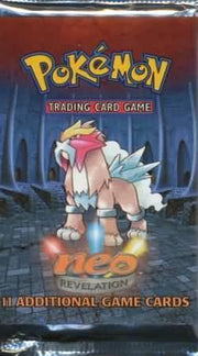 WOTC Pokemon Neo 3 Revelation Booster Pack ENTEI Art UNWEIGHED