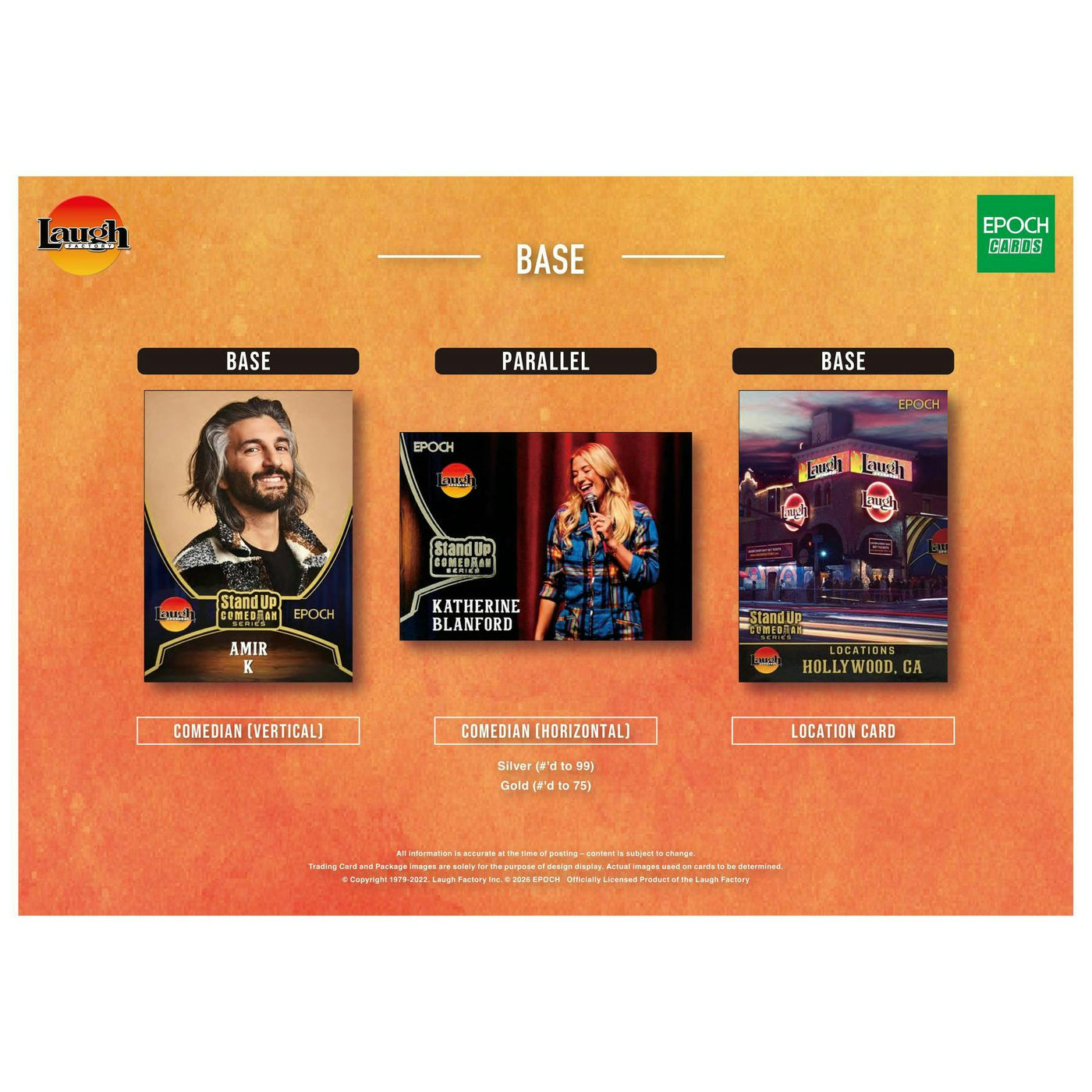 2026 Epoch Laugh Factory Stand Up Comedian Series 1 Blaster Box