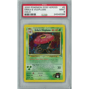 Pokemon Gym Heroes Erika's Vileplume 5/132 PSA 9