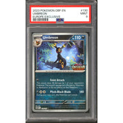 Pokemon Obsidian Flames EU Europe Exclusive Promo Umbreon 130/197 PSA 9