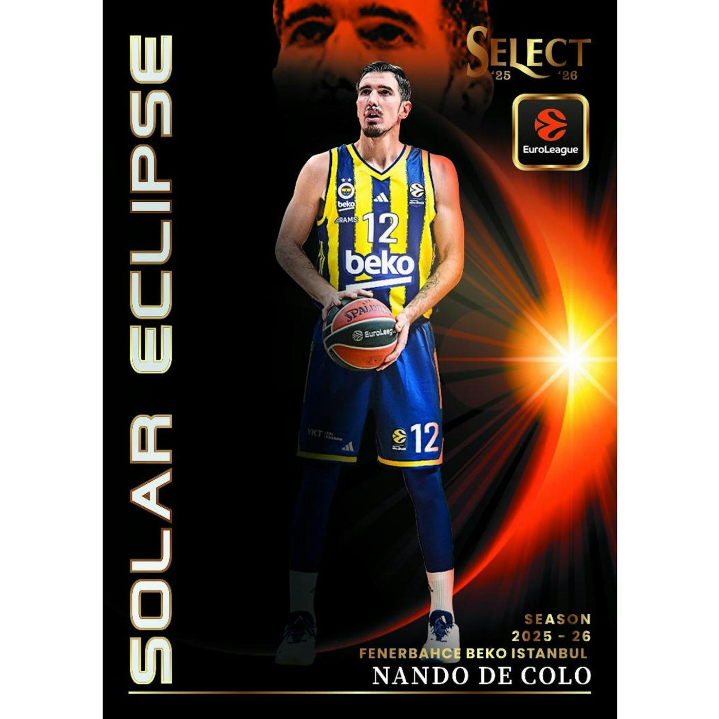 2025/26 Panini Select EuroLeague Basketball Hobby 12-Box Case