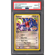 Pokemon Emerald National Championship Staff Exploud 3/106 PSA 10 GEM MINT *944