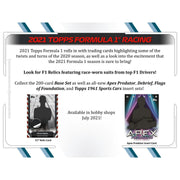 2021 Topps F1 Formula 1 Racing Hobby Box