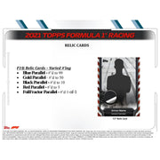 2021 Topps F1 Formula 1 Racing Hobby Box