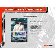 2025 Topps Chrome F1 Formula 1 Hobby Box