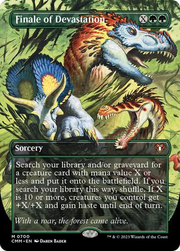 Magic the Gathering Commander Masters BORDERLESS Finale of Devastation 0700 NEAR MINT NM