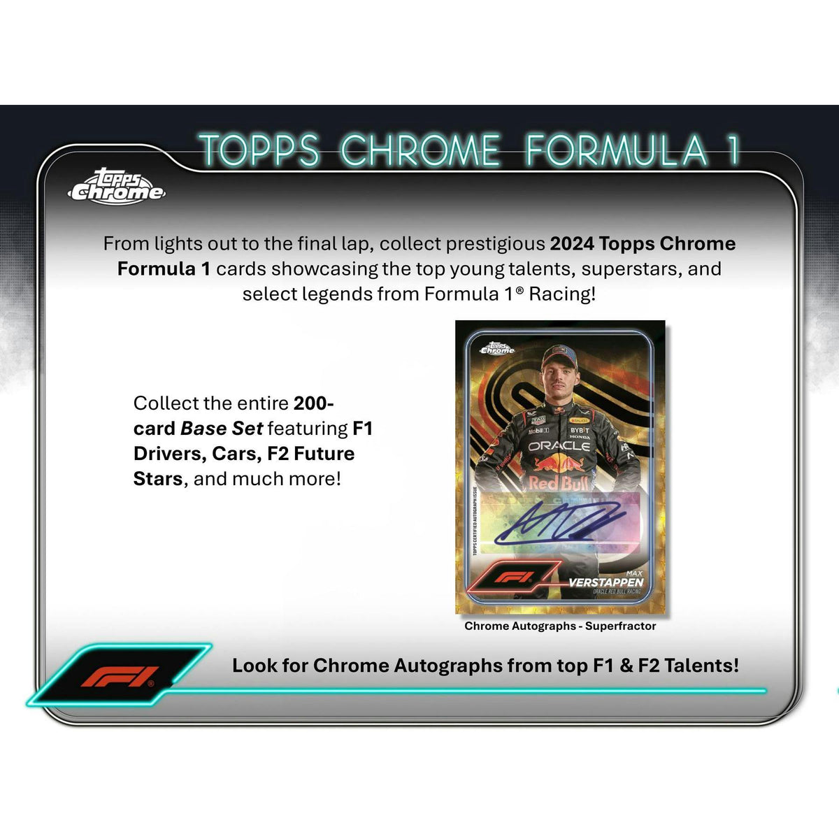2024 Topps Chrome F1 Formula 1 Hobby Box