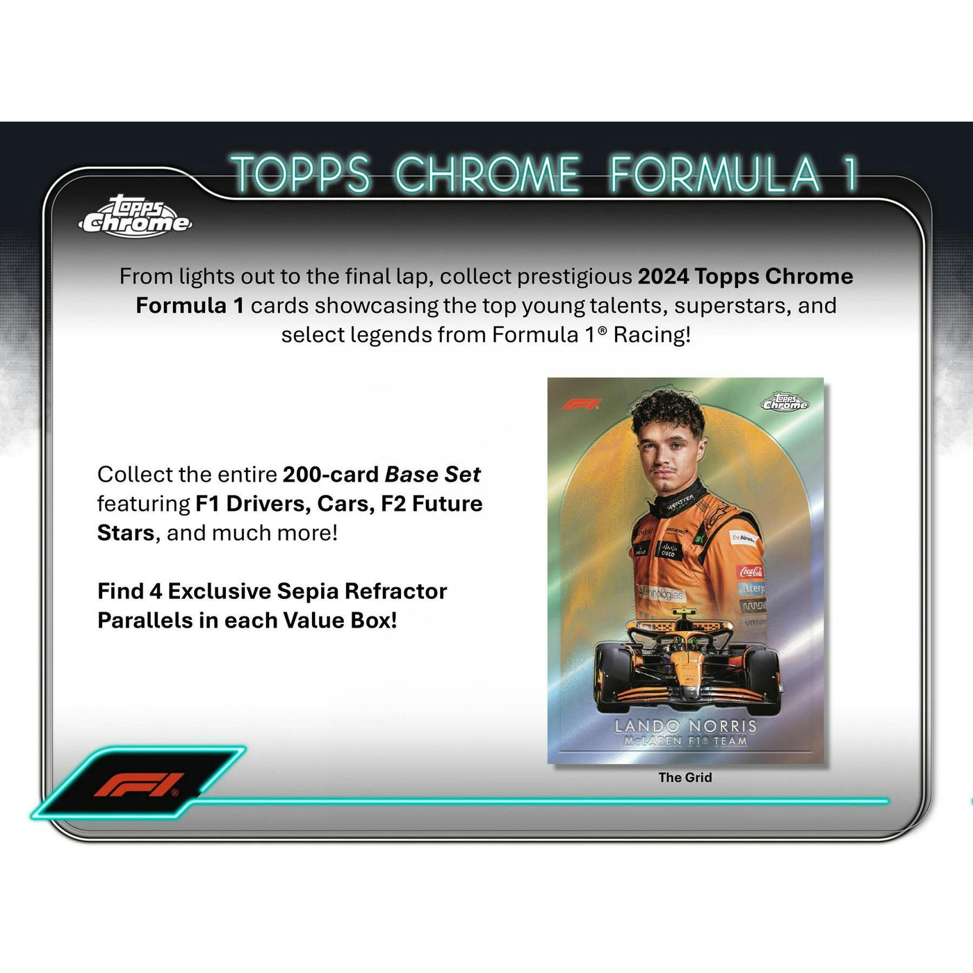 2024 Topps Chrome F1 Formula 1 Blaster Box