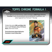 2024 Topps Chrome F1 Formula 1 Blaster Box