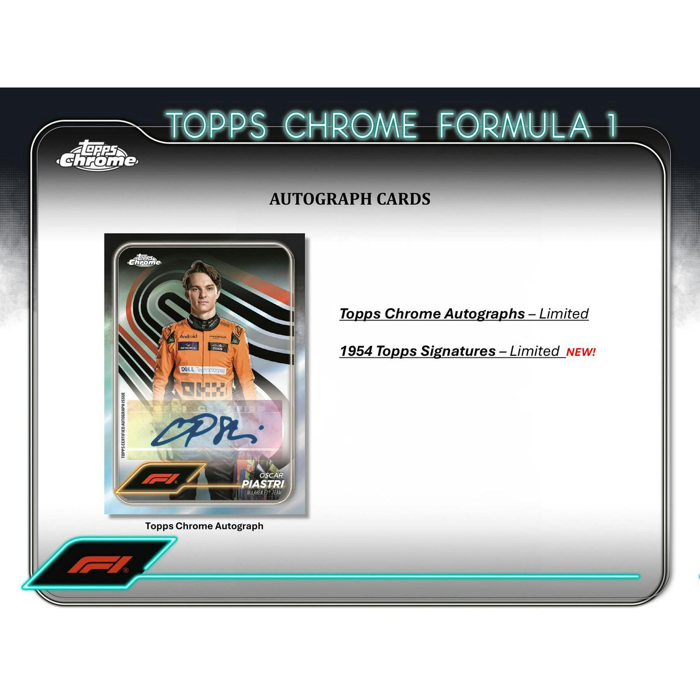 2024 Topps Chrome F1 Formula 1 Blaster Box