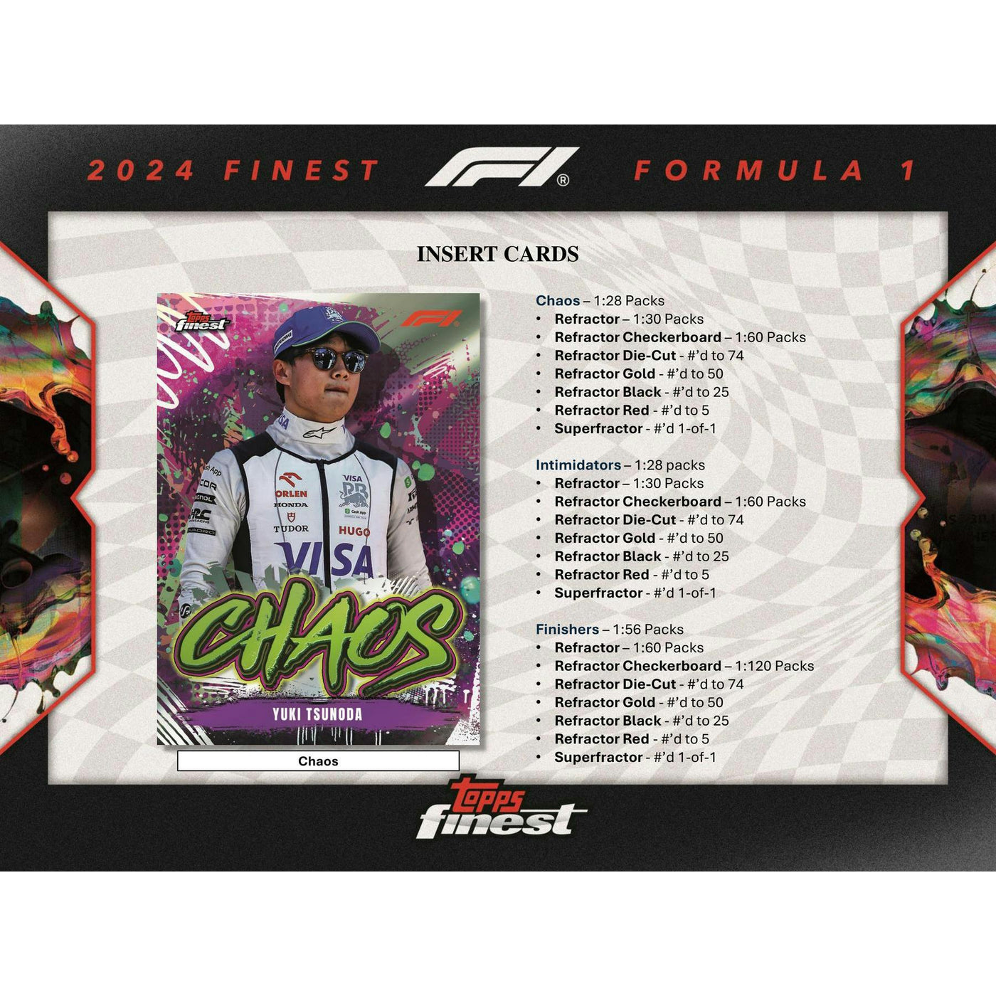 2024 Topps Finest F1 Formula 1 Hobby Box
