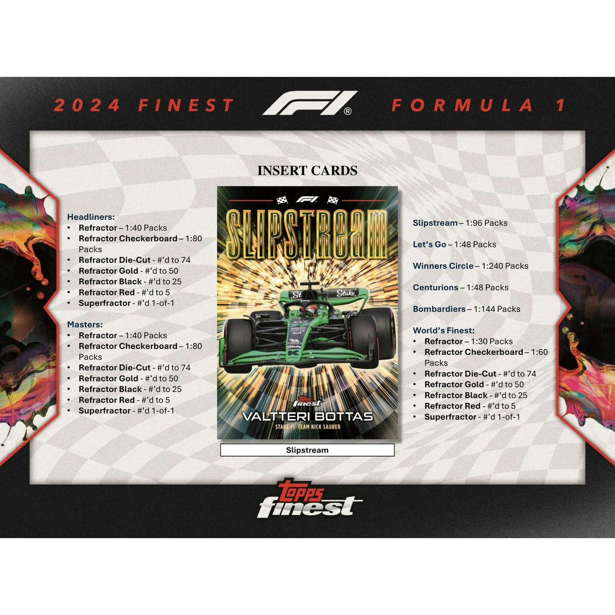2024 Topps Finest F1 Formula 1 Hobby Box