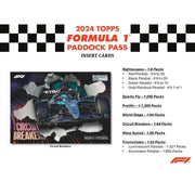 2024 Topps Paddock Pass F1 Formula 1 Hobby Box