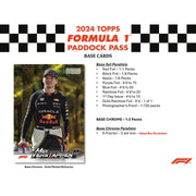 2024 Topps Paddock Pass F1 Formula 1 Blaster Box